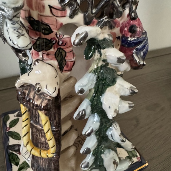 Blue Sky Clayworks “Winter” by Heather Goldminc 2001 Numbered Tealight Holder - Picture 7 of 11